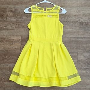 GB Girls Sunny Yellow Sleeveless Dress size 14
